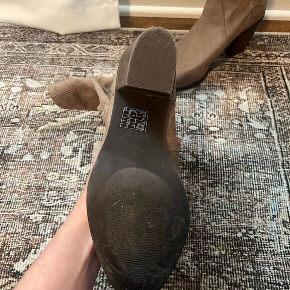 Boutique Brown Sock Booties - Picture 6 of 6